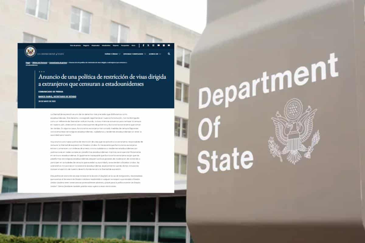 EUA impondrá restricciones de visa a extranjeros que censuren a estadounidenses