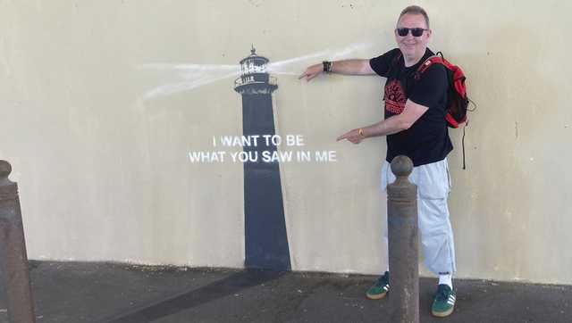 Banksy’s Marseille lighthouse mural stuns locals