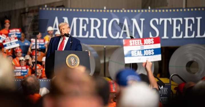 Trump announces doubling of steel tariffs while touting U.S. Steel deal at Pittsburgh