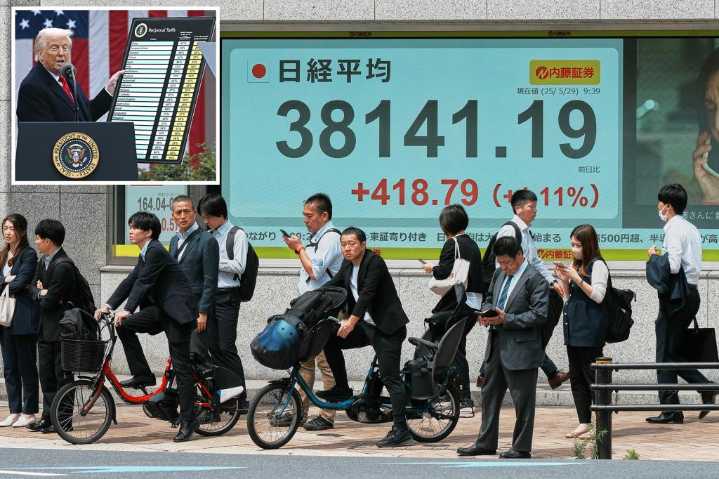 Stock futures surge after federal trade court struck down majority of Trump’s tariffs, fueling optimism