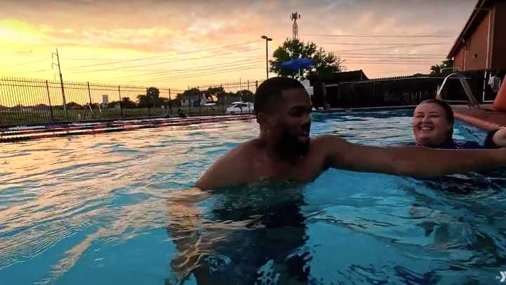 ‘Never too late': Grand Prairie councilman faces fear, learns to swim as adult