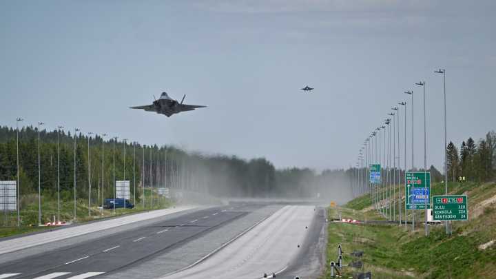 Dutch F-35s Conduct Highway Operations with Finnish F/A