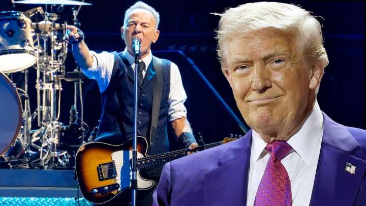 Trump Posts Video Of Himself Hitting Golf Ball At Bruce Springsteen