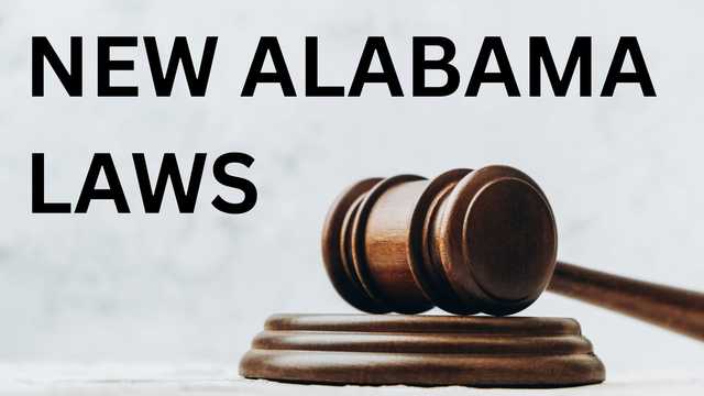 Alabama's new laws take effect June 1