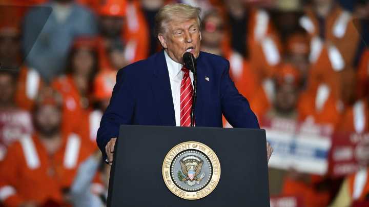 Trump tells US steelworkers he’s going to double tariffs on foreign steel to 50%