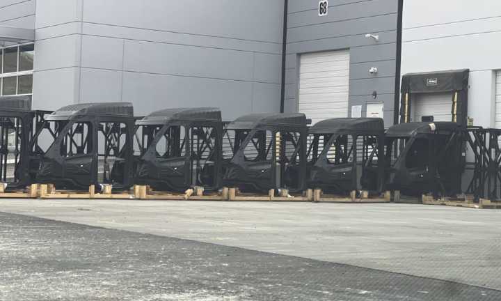 Tesla Semi frames stack up in Nevada as production nears