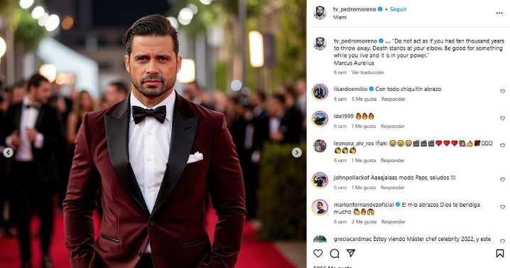 Arrestan al actor Pedro Moreno por violencia doméstica
