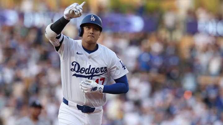 Dodgers’ Shohei Ohtani counters Aaron Judge with first pitch homer vs. Yankees