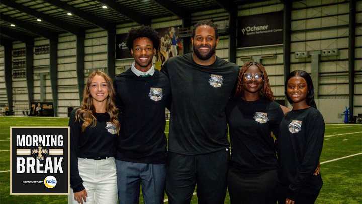 Morning Break: Cam Jordan Foundation honors first-ever Legacy Scholarship Winners