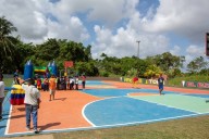 Barrio Nuevo Tricolor rehabilita la cancha de Janokosebe