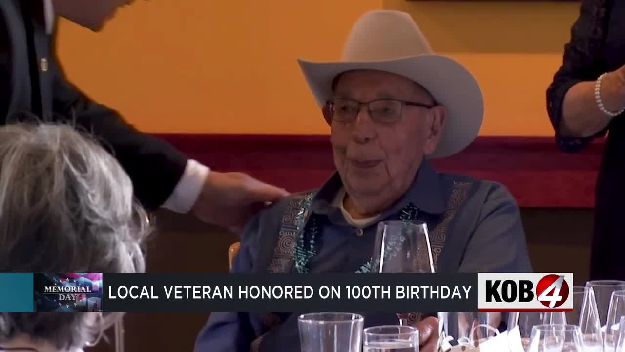 Local World War II veteran honored on 100th birthday