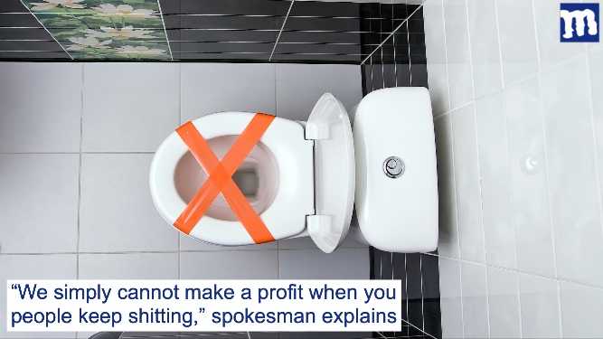 Thames Water to seal your toilet