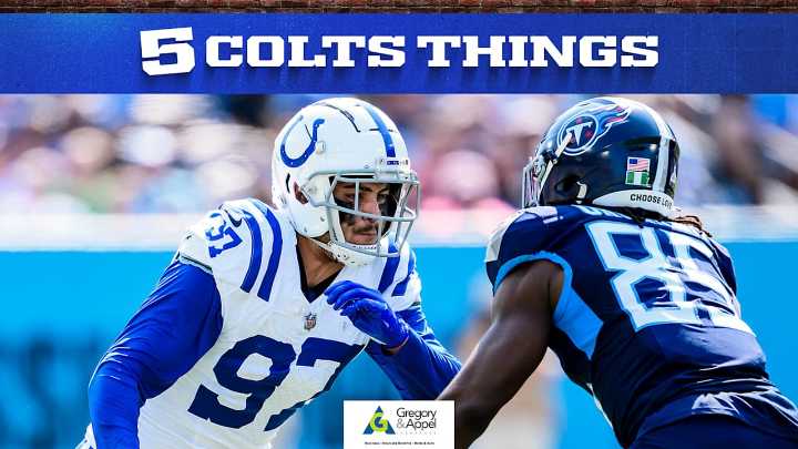 5 Colts Things: Inside the 2025 regular season schedule