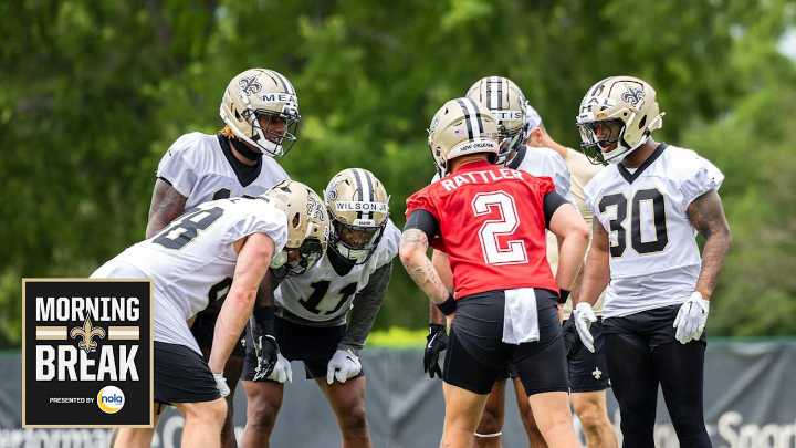 Morning Break: Saints veterans weigh in on young QB room
