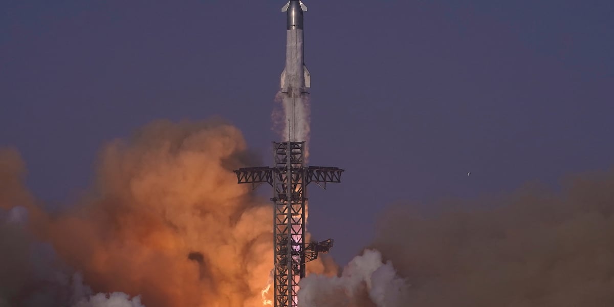 SpaceX launches another Starship rocket after back-to-back explosions, but it tumbles out of control