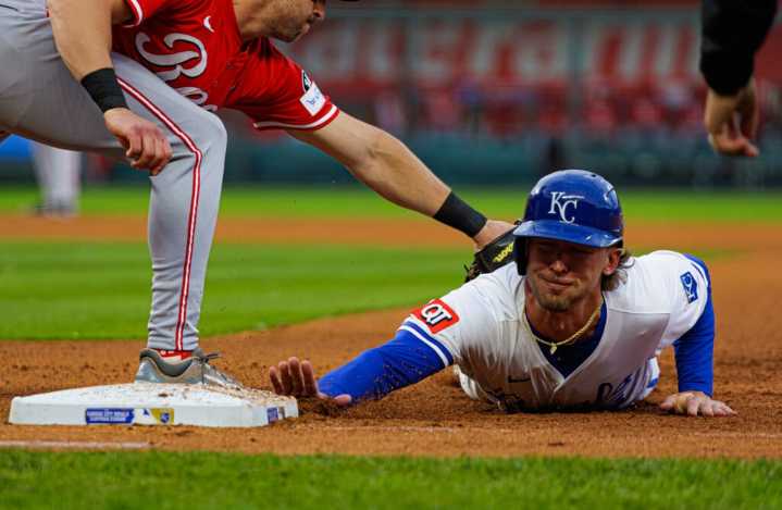 Photos: Royals able to steal one win in series against Reds