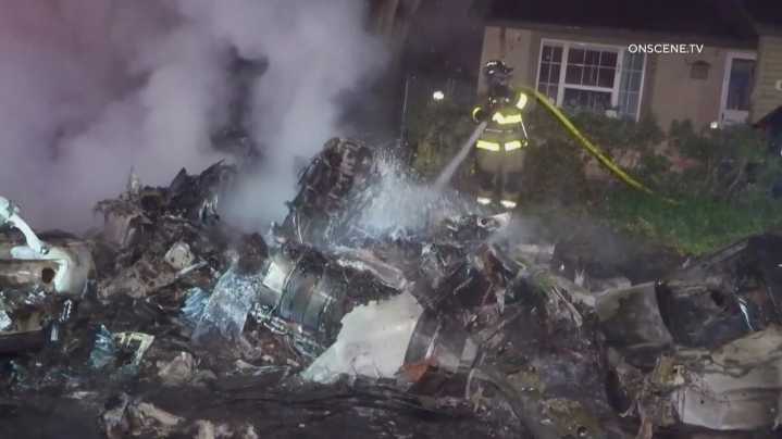 Small plane crashes into San Diego neighborhood, leaving at least 2 dead
