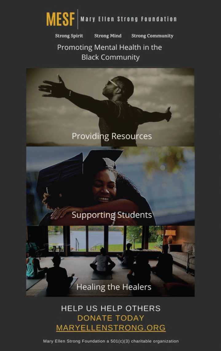 Promoting Mental Health in the Black Community – Mary Ellen Strong Foundation