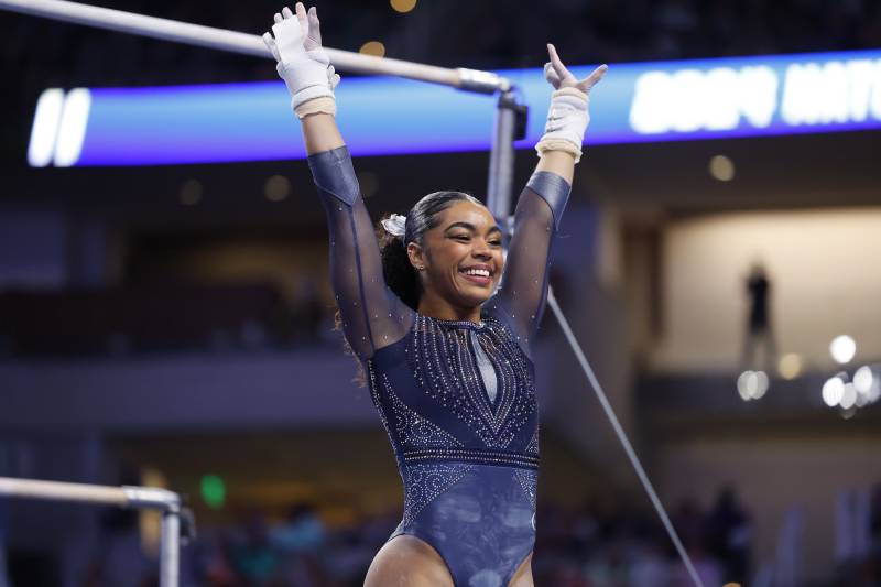 Watch a UC Berkeley Gymnast Stick the Landing at Her Graduation