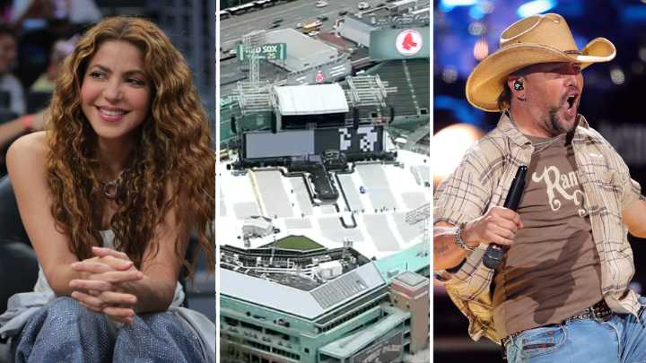 Why were the Shakira and Jason Aldean shows at Fenway Park canceled?