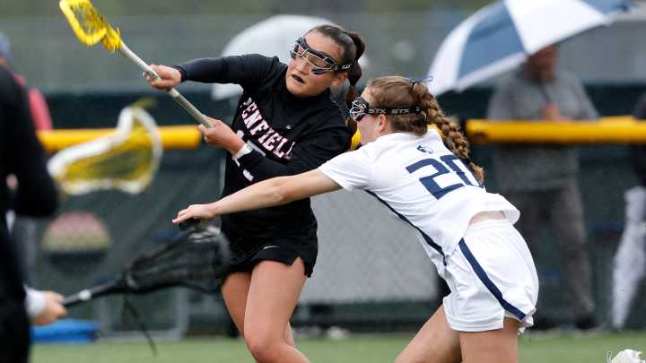 Penfield runs past Webster Thomas in girls lacrosse. See the photos.