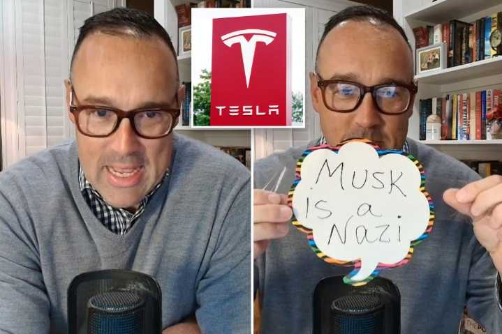 Chris Cillizza's Tesla vandalized, says obsession with politics is 'making us all crazy'
