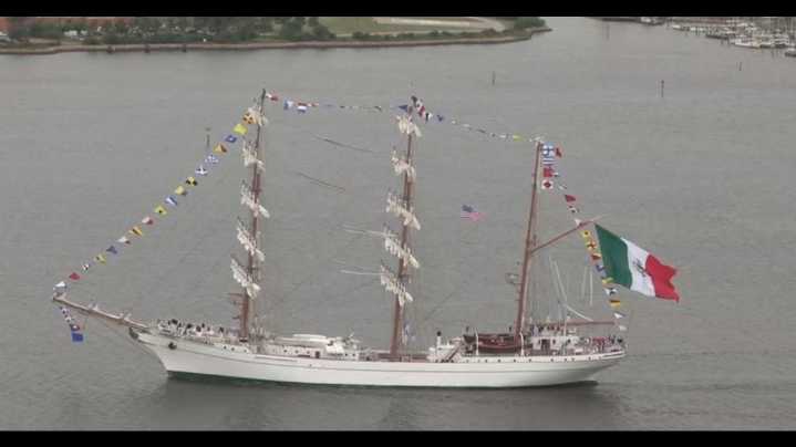Mexican tall ship that crashed into Brooklyn Bridge had made stops in Norfolk