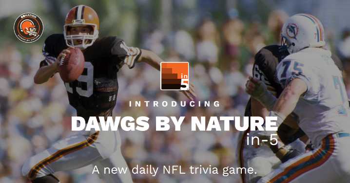 Browns trivia: Your in-5 daily game, Wednesday edition