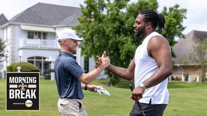 Morning Break: Saints tee off, team up, and train on