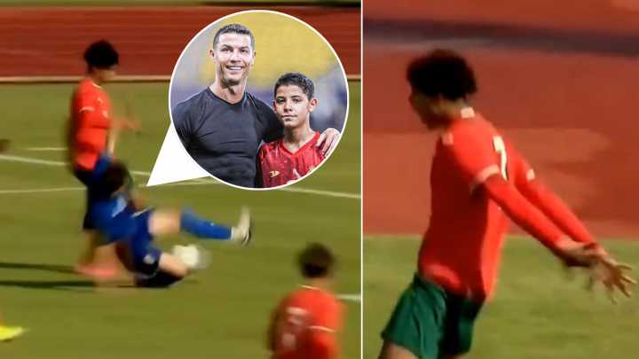 Cristiano Ronaldo son goals for Portugal: Cristiano Jr. shines for U15 in tournament final