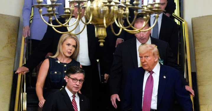 House GOP grinds ahead with Trump's tax-cut bill, as new report projects rising deficits