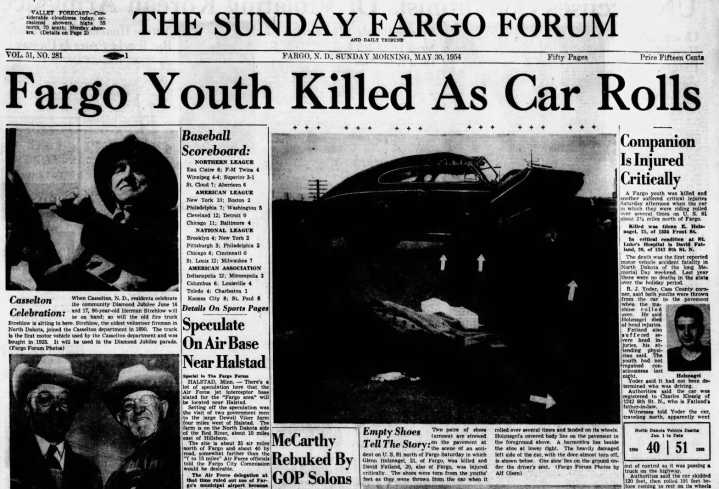 Today in History: Aging Fargo golden retriever helps his human bring home the groceries