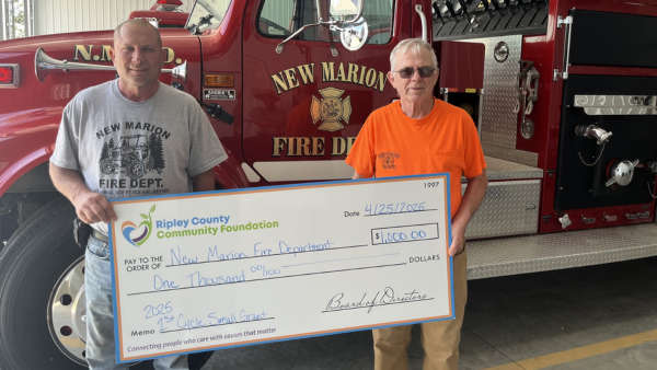 Ripley County Community Foundation Announces Small Grants Recipients for 2025