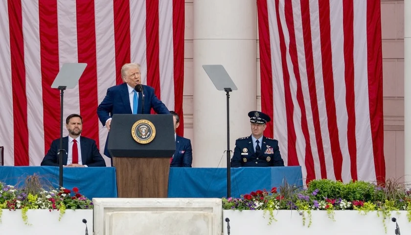 Trump Honors America's Fallen Heroes in Memorial Day Speech at Arlington National Cemetery