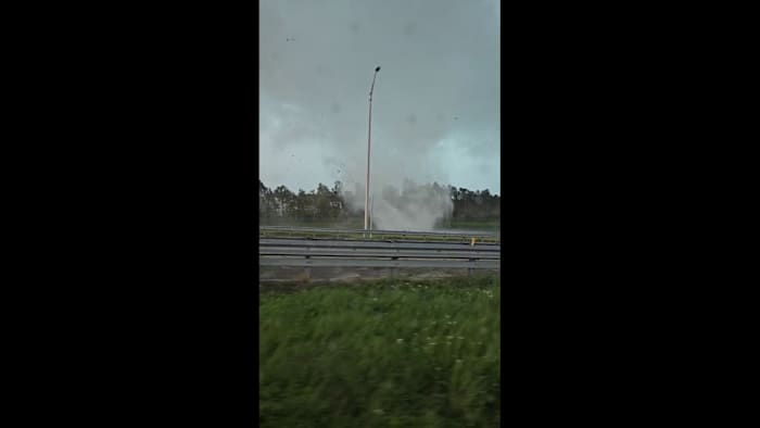 Severe thunderstorms produce possible tornado in St. Johns County