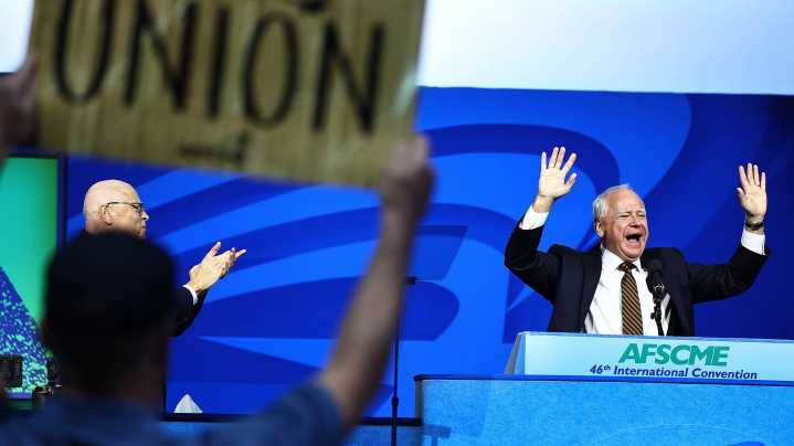 Friction builds between Walz, public sector unions