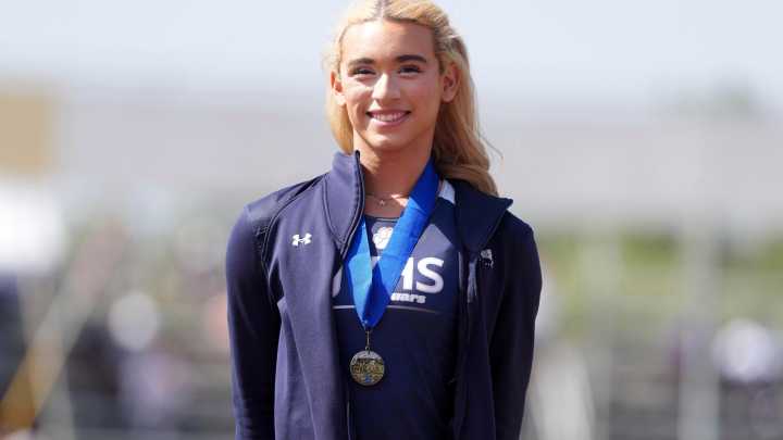 Violence erupts over trans athlete AB Hernandez in California with supporter arrested for smashing car with Pride flag