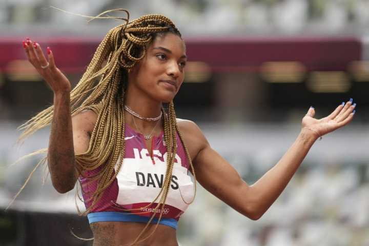 Tara Davis-Woodhall Lashes Out Against Haters as Track and Field Star Questions Morals and Values’ Tara Davis-Woodhall has boldly lashed out against the hate she and her husband face from those who ch