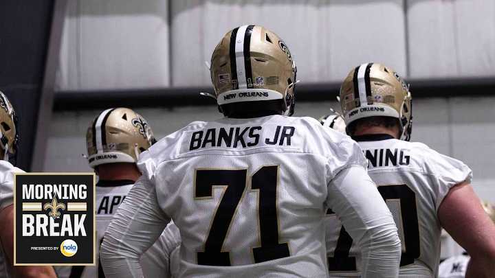 Morning Break: Saints build OL strength at OTAs