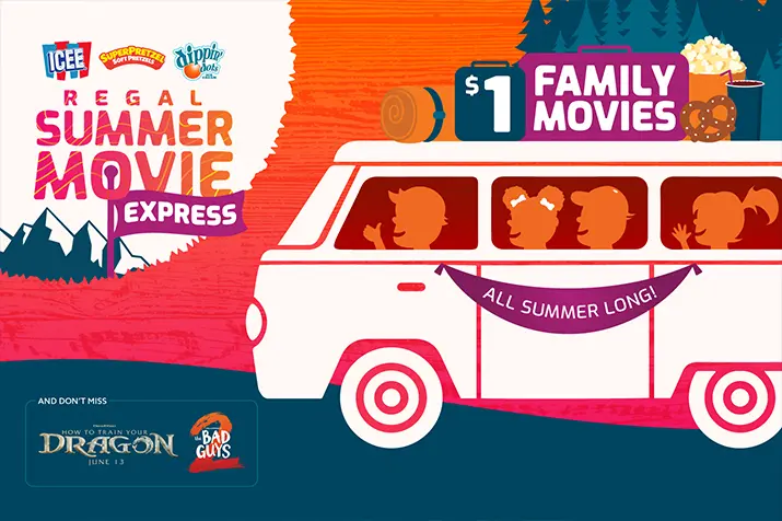 Enjoy $1 kid flicks for 9 weeks with Regal Cinemas’ Summer Movie Express