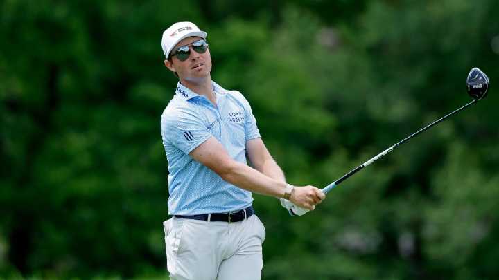 Griffin leads Morikawa, Homa at Memorial despite 2 shots in water