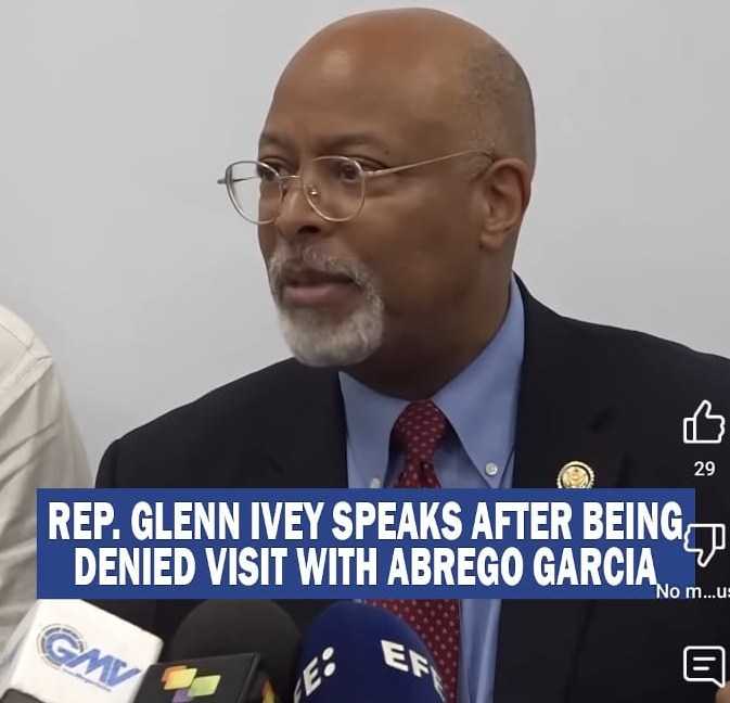 Legislador Glenn Ivey denuncia que le negaron visitar a Kilmar Ábrego 