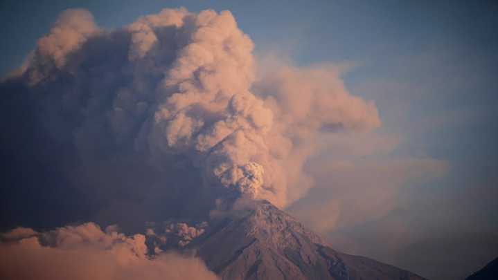 More than 700 people evacuated as Guatemala's Fuego volcano spews ash