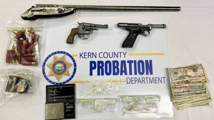 Probation officers allegedly found drugs, guns in east Bakersfield home; three arrested