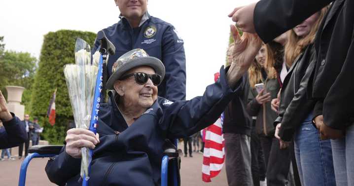 Aging WWII vets are rock stars in France as they remember D