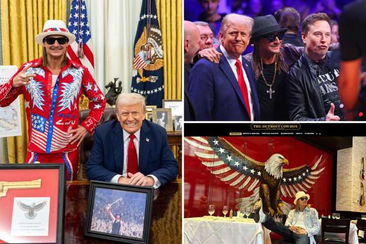 Trump reveals his nickname for Kid Rock, cheers singer's new MAGA