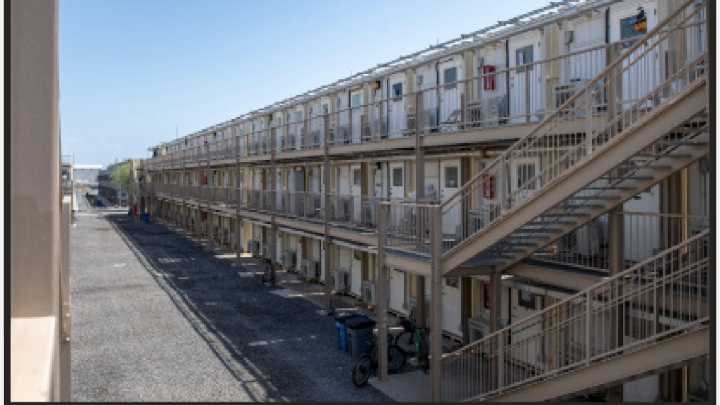 Deportees are being held in a converted shipping container in Djibouti, ICE says