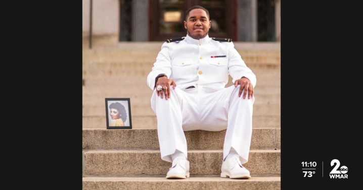 Naval Academy grad talks journey through school following his mother's murder