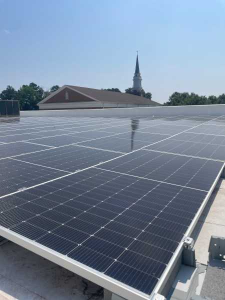 Dunwoody United Methodist Church  installs a 152-kilowatt solar energy system
