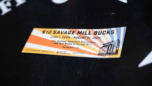 Savage Mill Bucks offers $10 vouchers to go shopping
